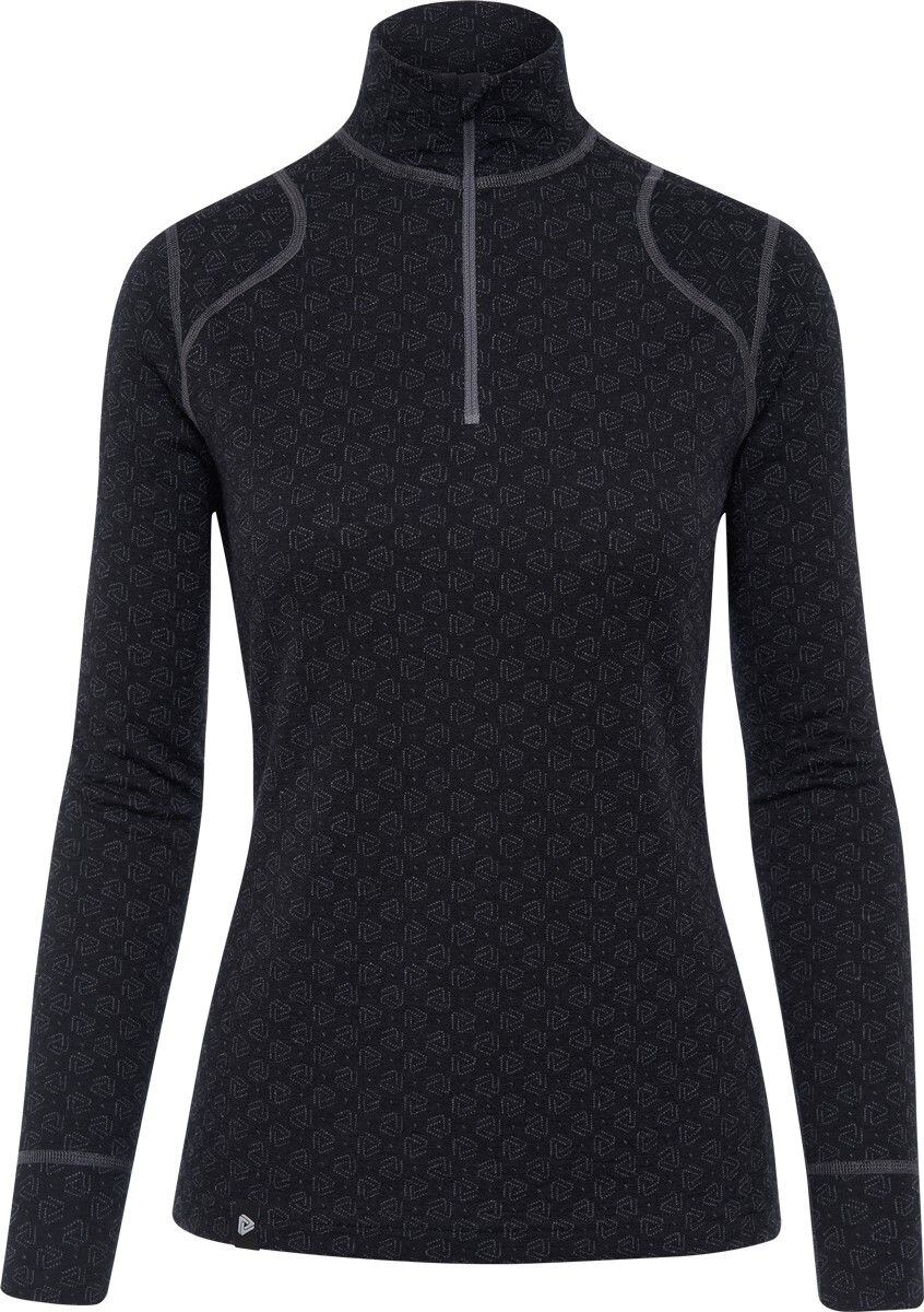 Dámské funkční triko zip merino XTREME Thermowave černá