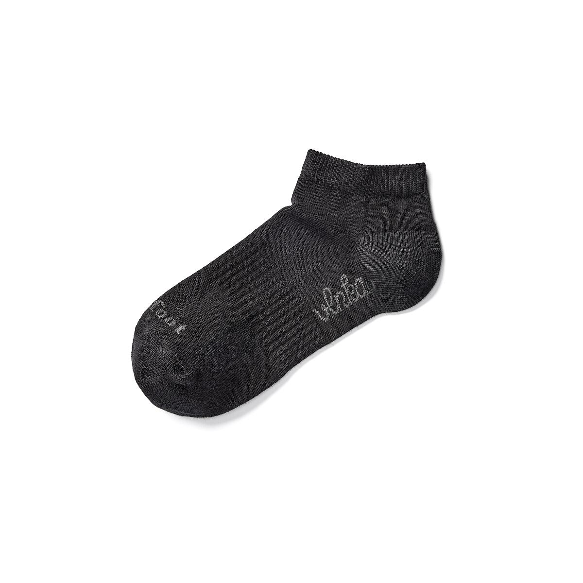 Bavlněné barefoot ponožky kotníkové černá