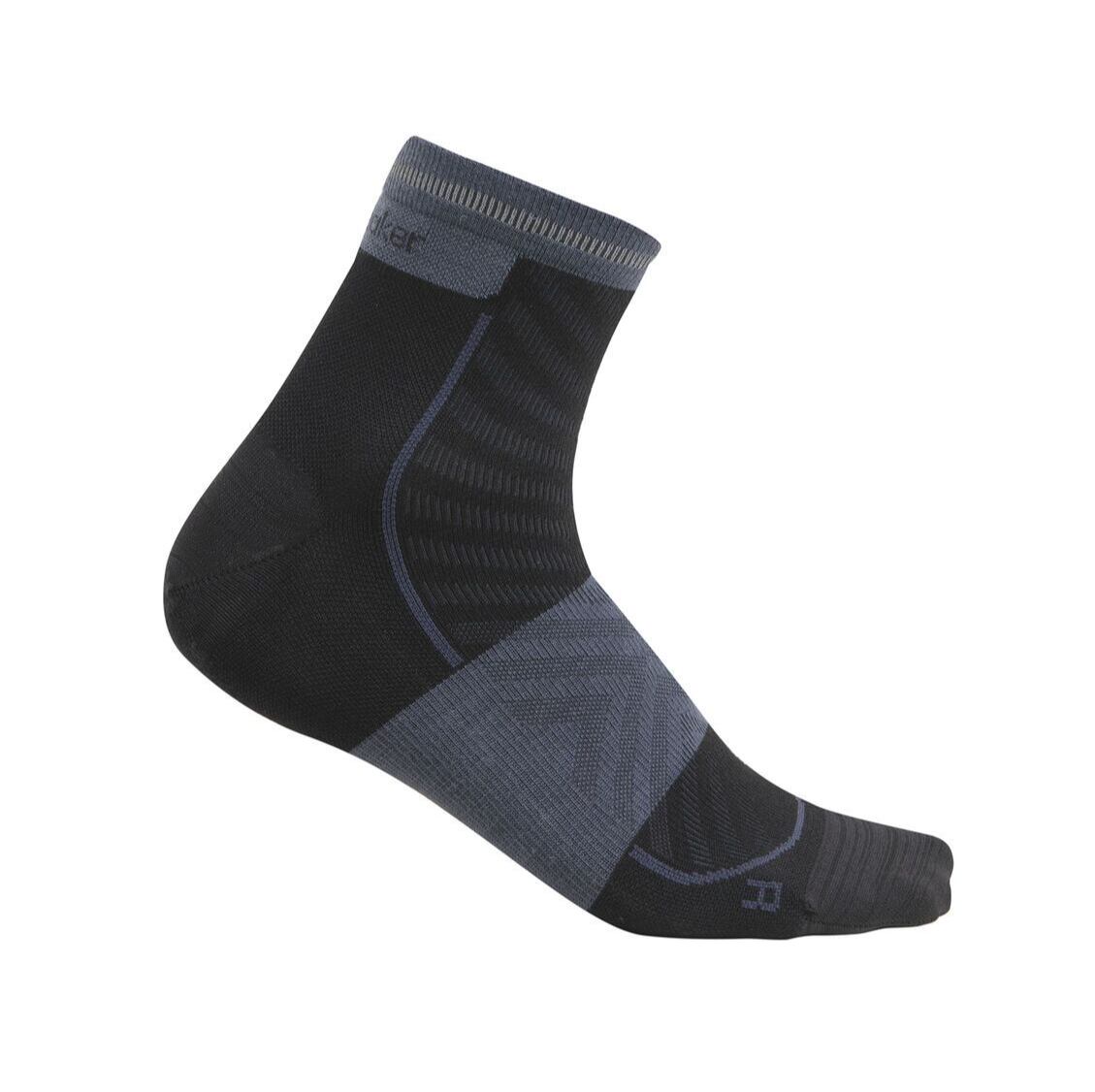 Ponožky Merino Blend Run Ultralight Mini Icebreaker Black