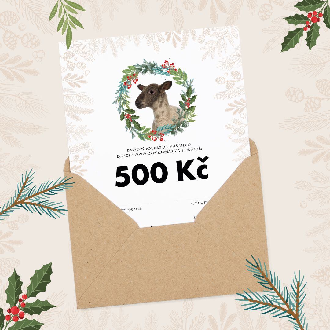 Vánoční dárkový poukaz 500 Kč