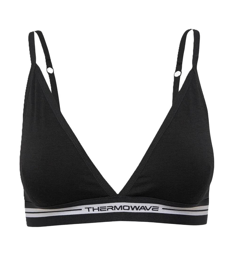Dámská funkční podprsenka MERINO LIFE Thermowave černá