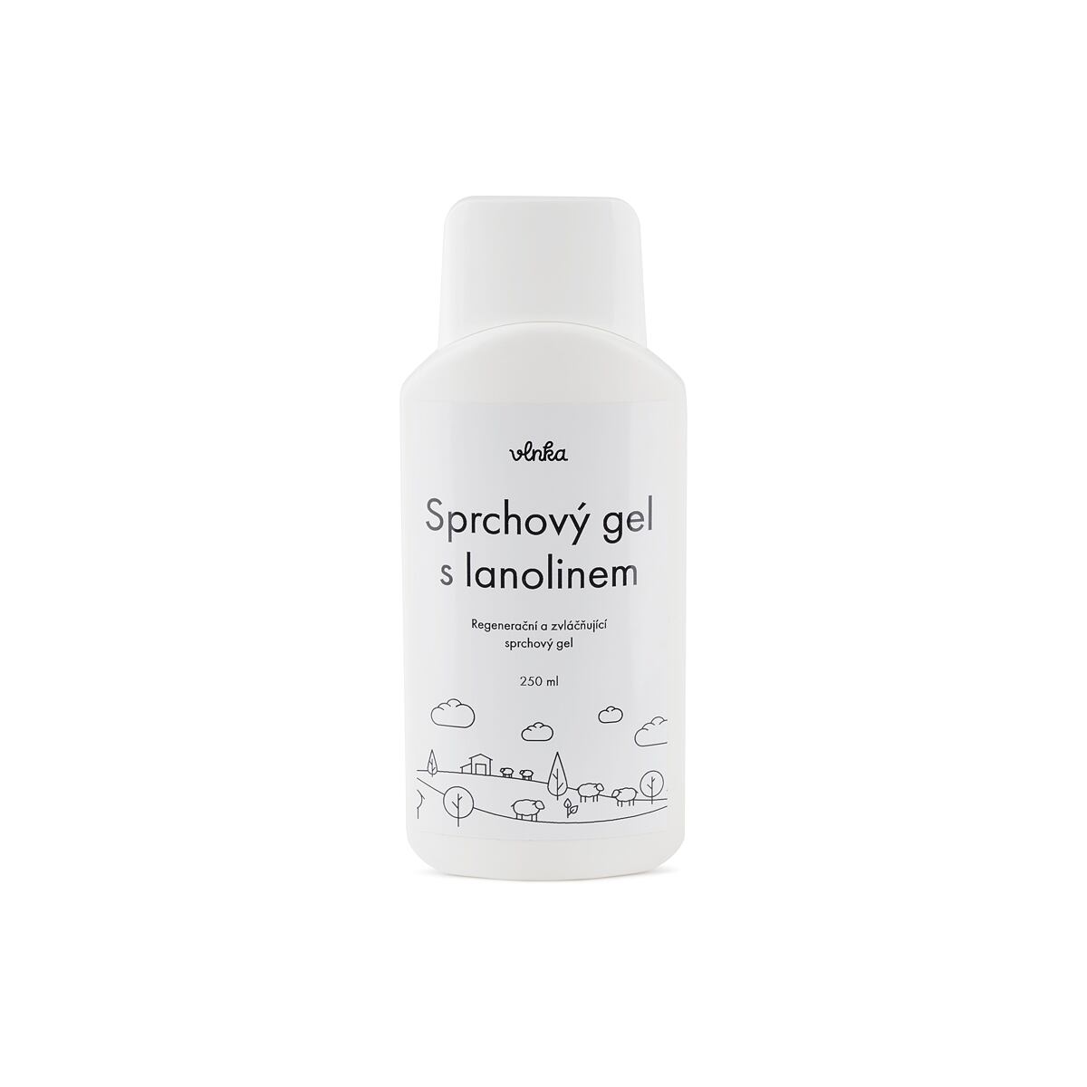 Sprchový gel s lanolinem 250 ml