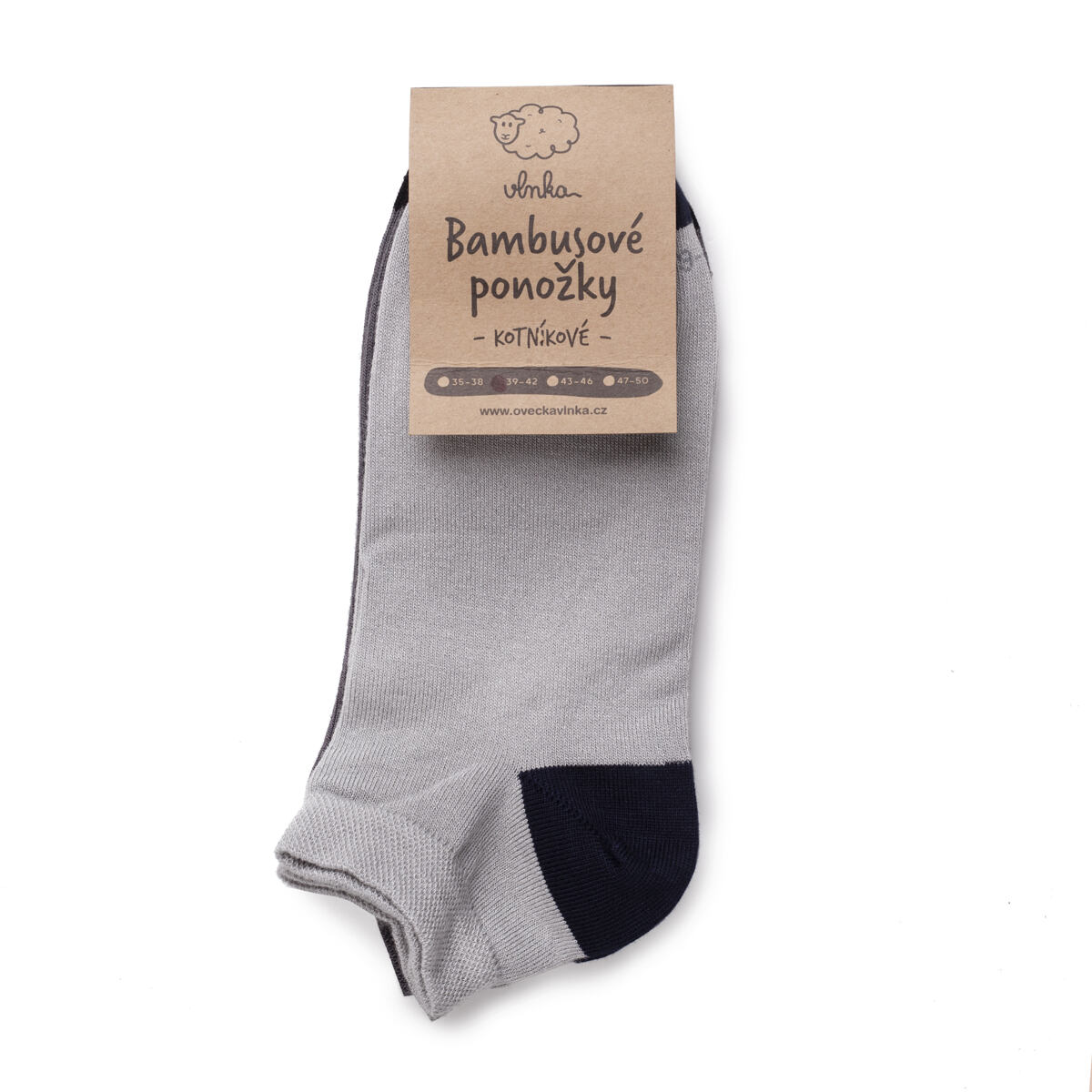 Bambusové ponožky kotníkové mix 2 páry