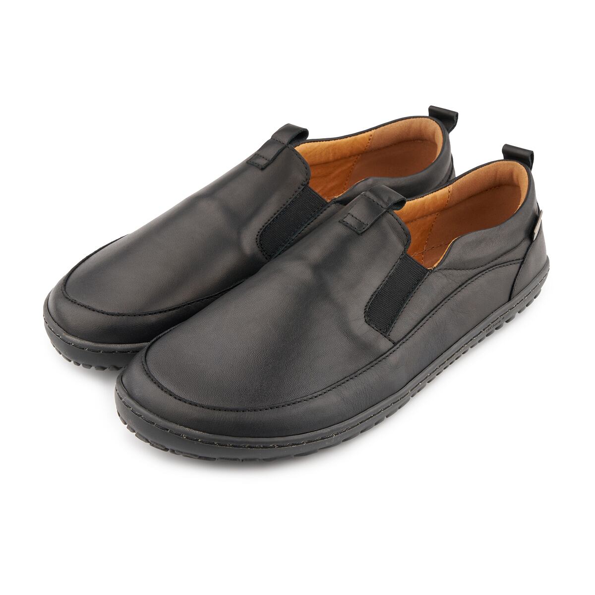 Pánská barefoot obuv slip on černá