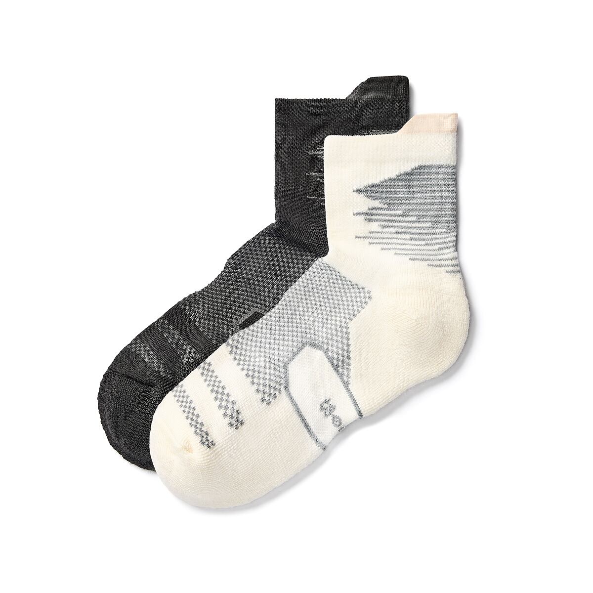 2 páry sportovních ponožek Merino mix