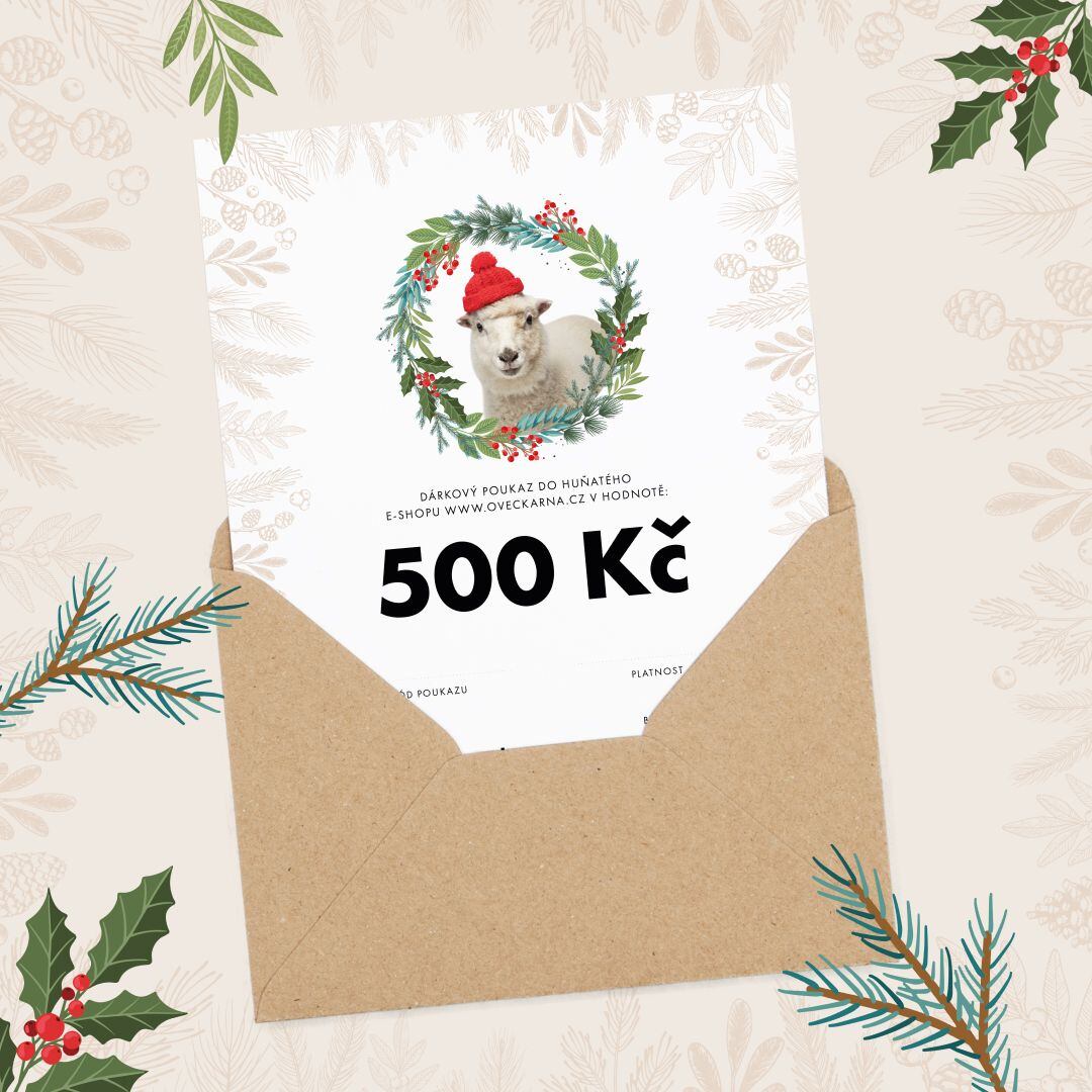 Vánoční dárkový poukaz 500 Kč