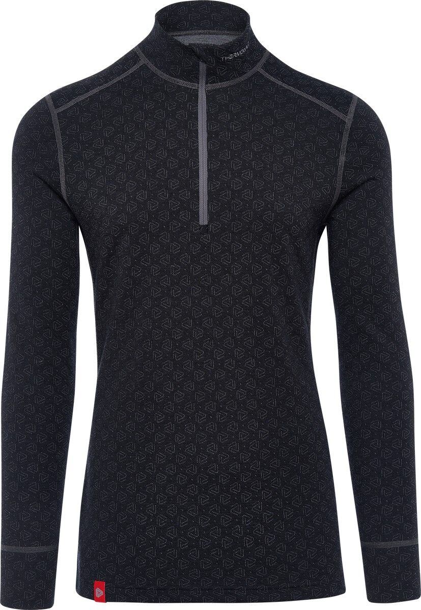 Pánské funkční triko zip merino XTREME Thermowave černá