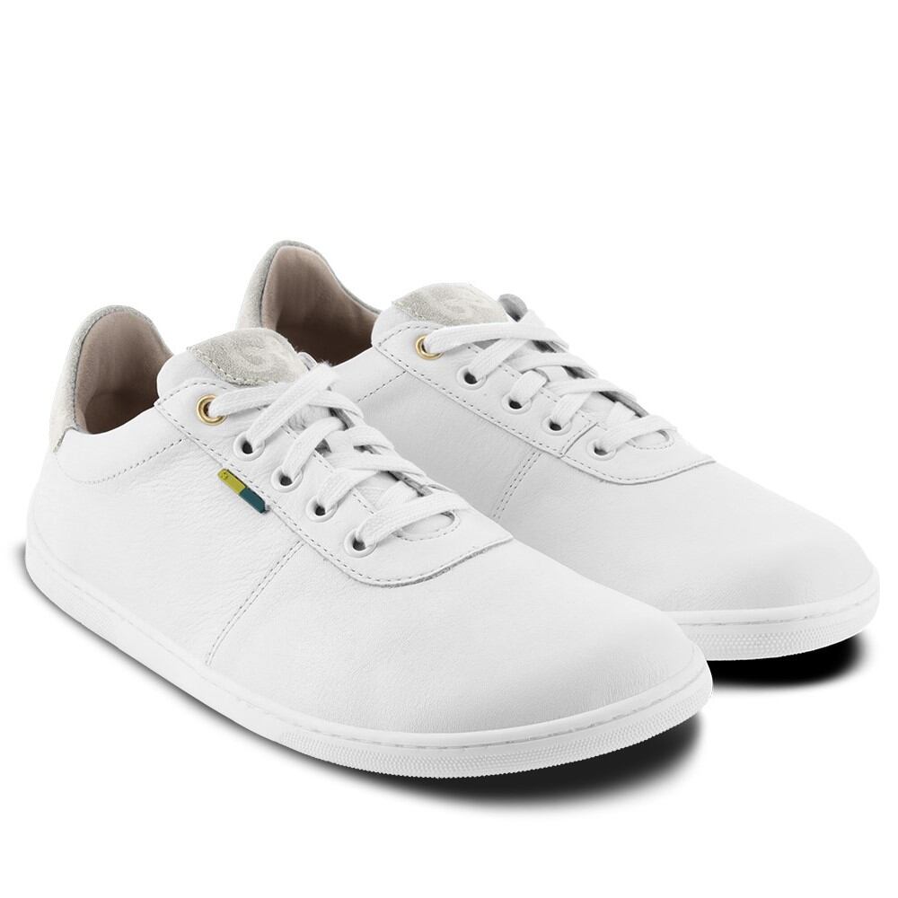 Kožené barefoot boty Royale bílá/béžová