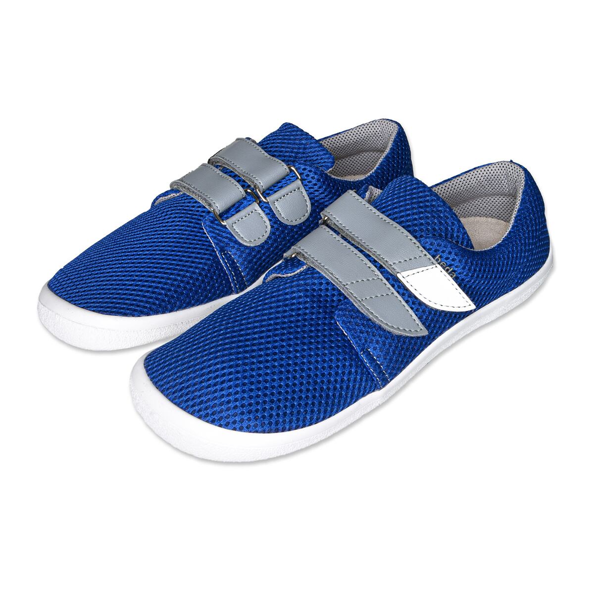 Dětské barefoot prodyšné tenisky na suchý zip Beda modrá
