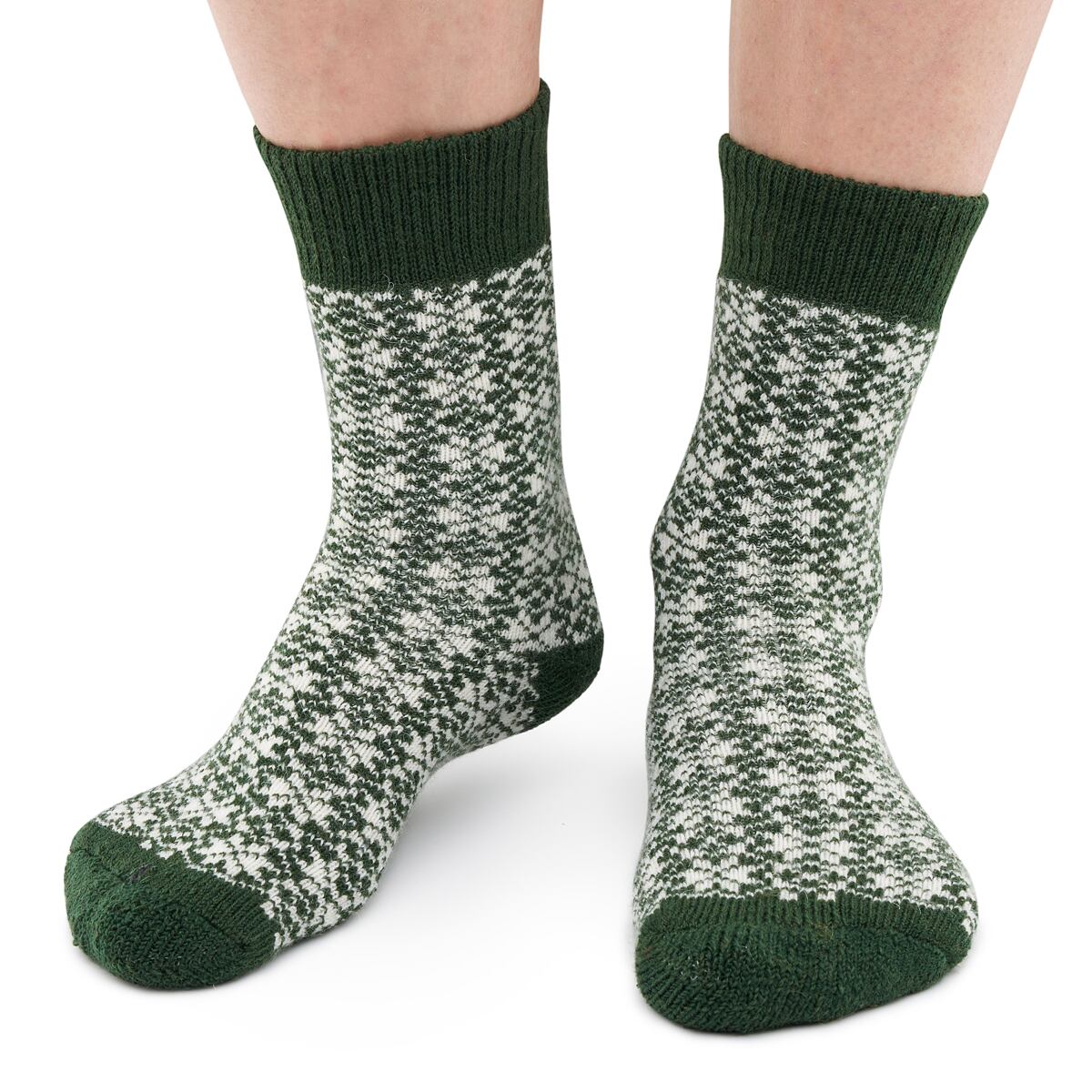 Vánoční ponožky Merino zelená