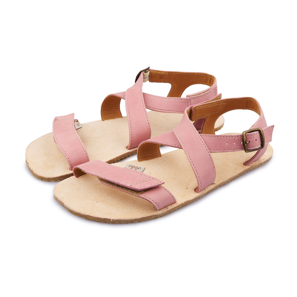 Dámské barefoot kožené sandály Johana
 růžová