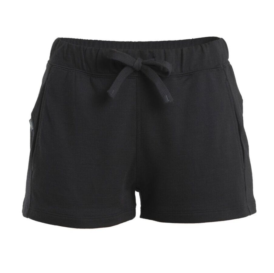 Dámské šortky Merino Blend 200 Crush Shorts Icebreaker Black