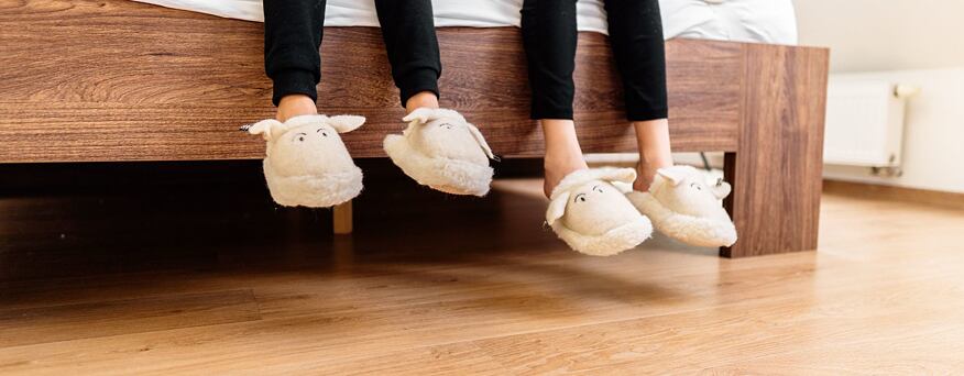 Children's slippers Linen