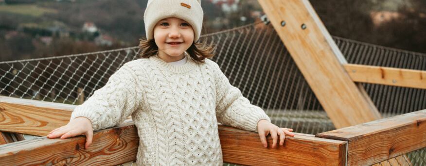 Kids wool sale sweater