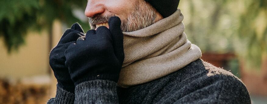 Gants à doigts Laine de mouton