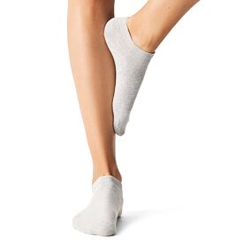 Bavlněné ponožky kotníkové šedá