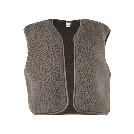Dames wollen gilet Camila, grijsbruin