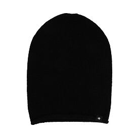 Vlněná čepice Merino a kašmír černá