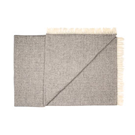 Pléd z ovčí vlny rybí kost