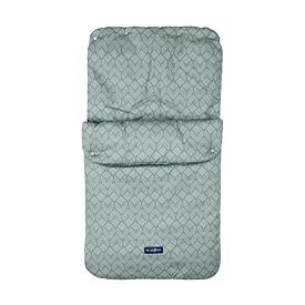 Dětský bavlněný fusak Vlnka zelená