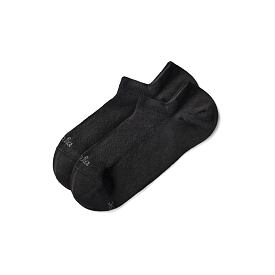 2 páry bavlněných nízkých kotníkových ponožek černá
