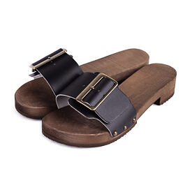 Dámské nízké dřeváky černá