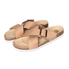 Dames kurken anatomische sandalen Martina, crème