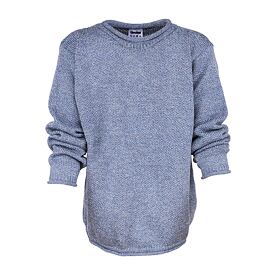 Herren Wollpullover Merino blau