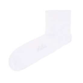 Kompressionssocken aus Baumwolle weiß