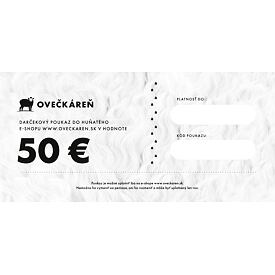 Darčekový poukaz 50 €