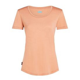 Dámské tričko Merino Blend 125 Cool-Lite Sphere SS Scoop Tee Icebreaker Desert Sand