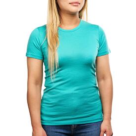Dámské Merino tričko s krátkým rukávem tyrkysová