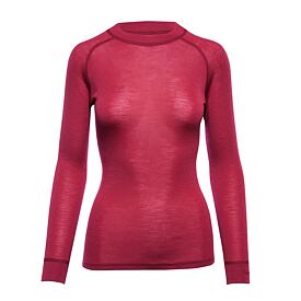 Dámské funkční triko merino WARM long sleeve Thermowave tibetan red