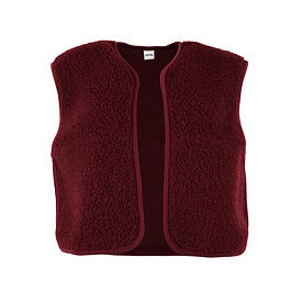 Dames wollen vest Camila, rood