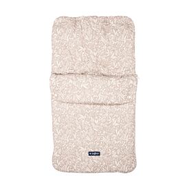 Dětský bavlněný fusak Vlnka hnědá