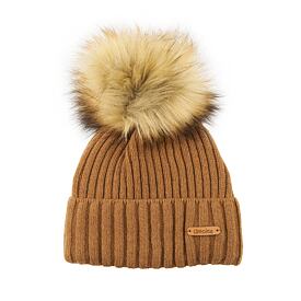 Bonnet en laine Magie, marron