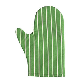Chňapka s magnetem proužek zelená