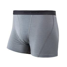 Pánské funkční trenky Sensor Merino Active šedá