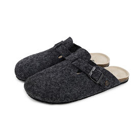 Pantofole in lana Barefoot da donna Michaela grigio