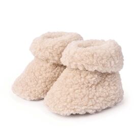 Dětské vlněné elastické capáčky béžová