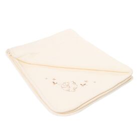 Novorozenecká vlněná deka Merino bílá