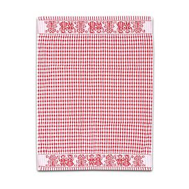 Bavlnená froté utierka červená