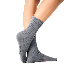 Bavlněné teplé diabetické ponožky s aloe vera šedá