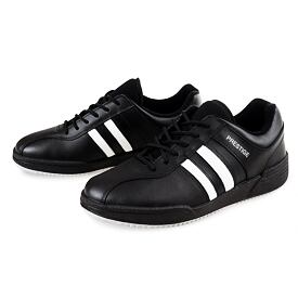 Sportliche Ledersneakers Prestige schwarz
