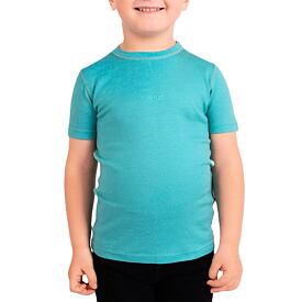Dětské Merino tričko s krátkým rukávem tyrkysová