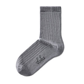 Warme Diabetikersocken aus Baumwolle mit Aloe vera grau