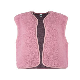 Dames wollen vest Camila, roze