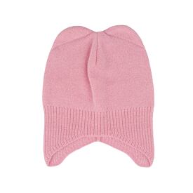 Wollmütze für Kinder Extrafine Merino mit Kaschmir rosa