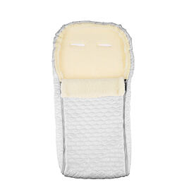 Dětský fusak s Merino vlnou světle šedá