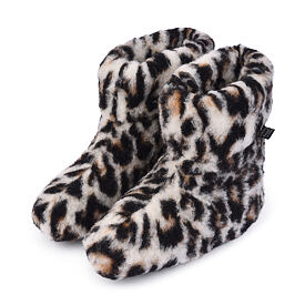 TV bačkory z Merino vlny leopard